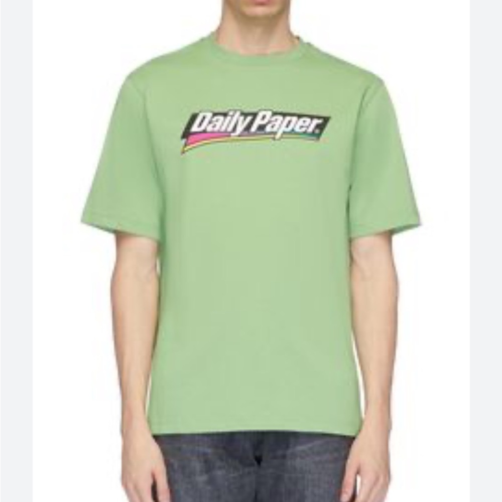 Daily Paper Green Men's Falala T-Shirt Graphic‎ XS
